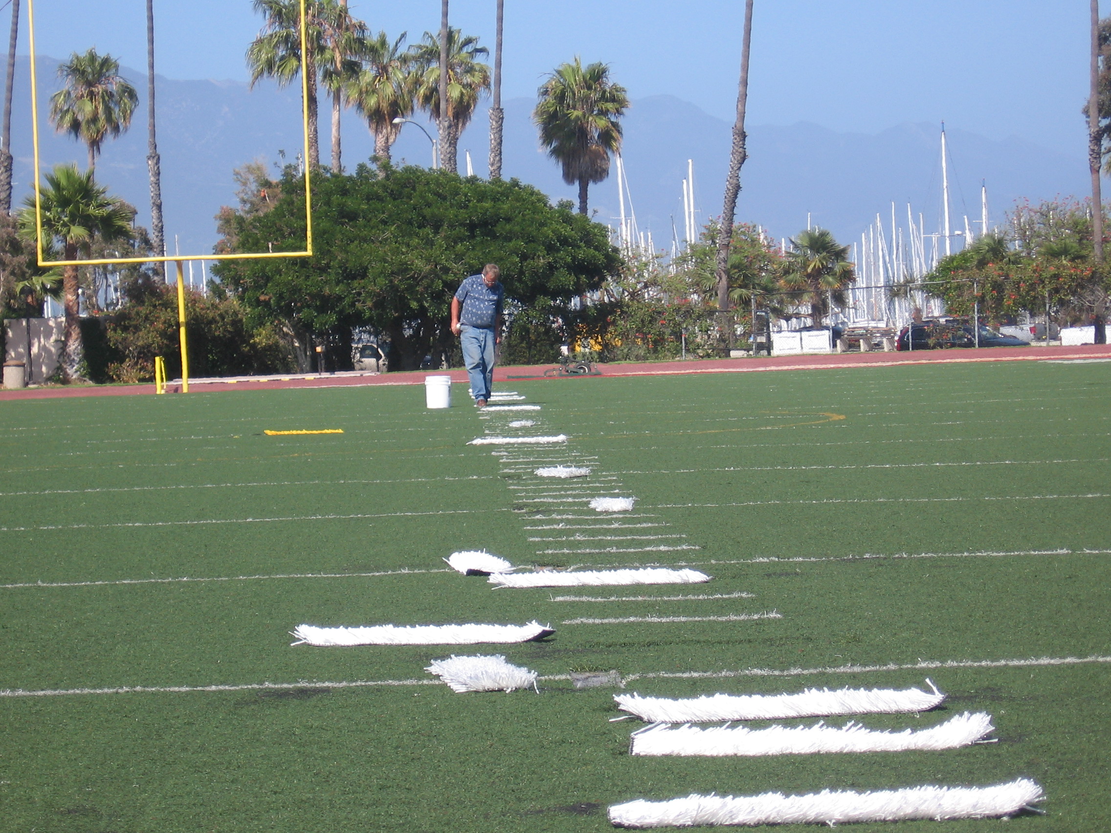 Repairing and replacing turf as needed anytime, any brand, any where.