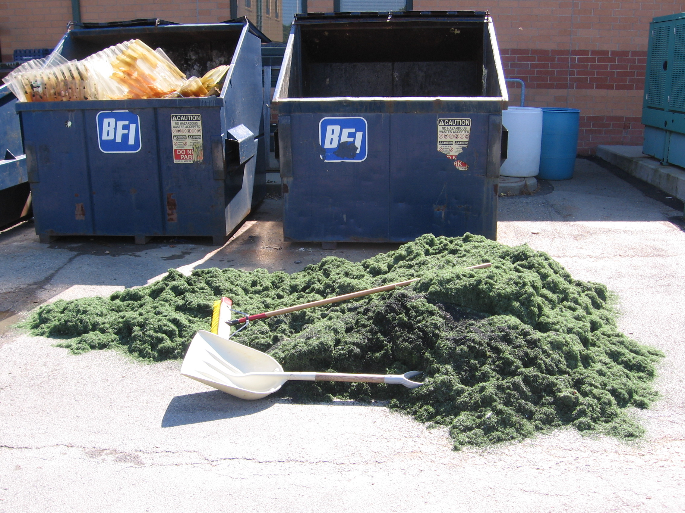 Dust, fine dirt and debris removed from a typical field by our unique vac system