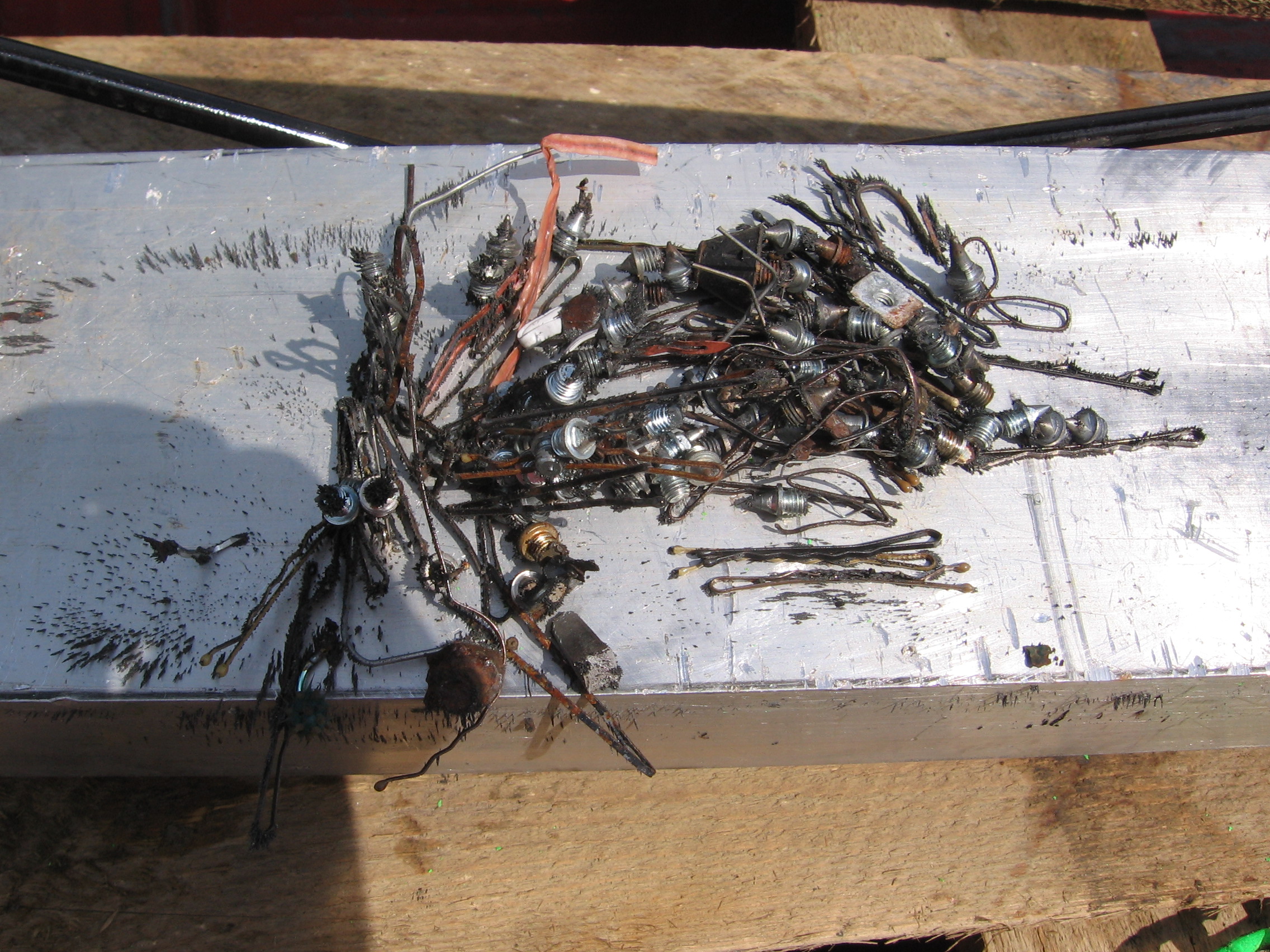 Our strong magnet will remove metal debris that has accumulated on your field.